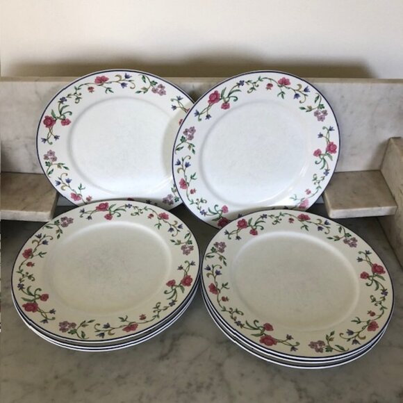 LENOX Rose Garden Dinner Plates Casual Images @ 11" - Picture 3 of 14